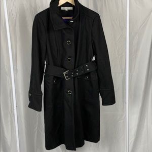 Black belted Kenneth Cole jacket